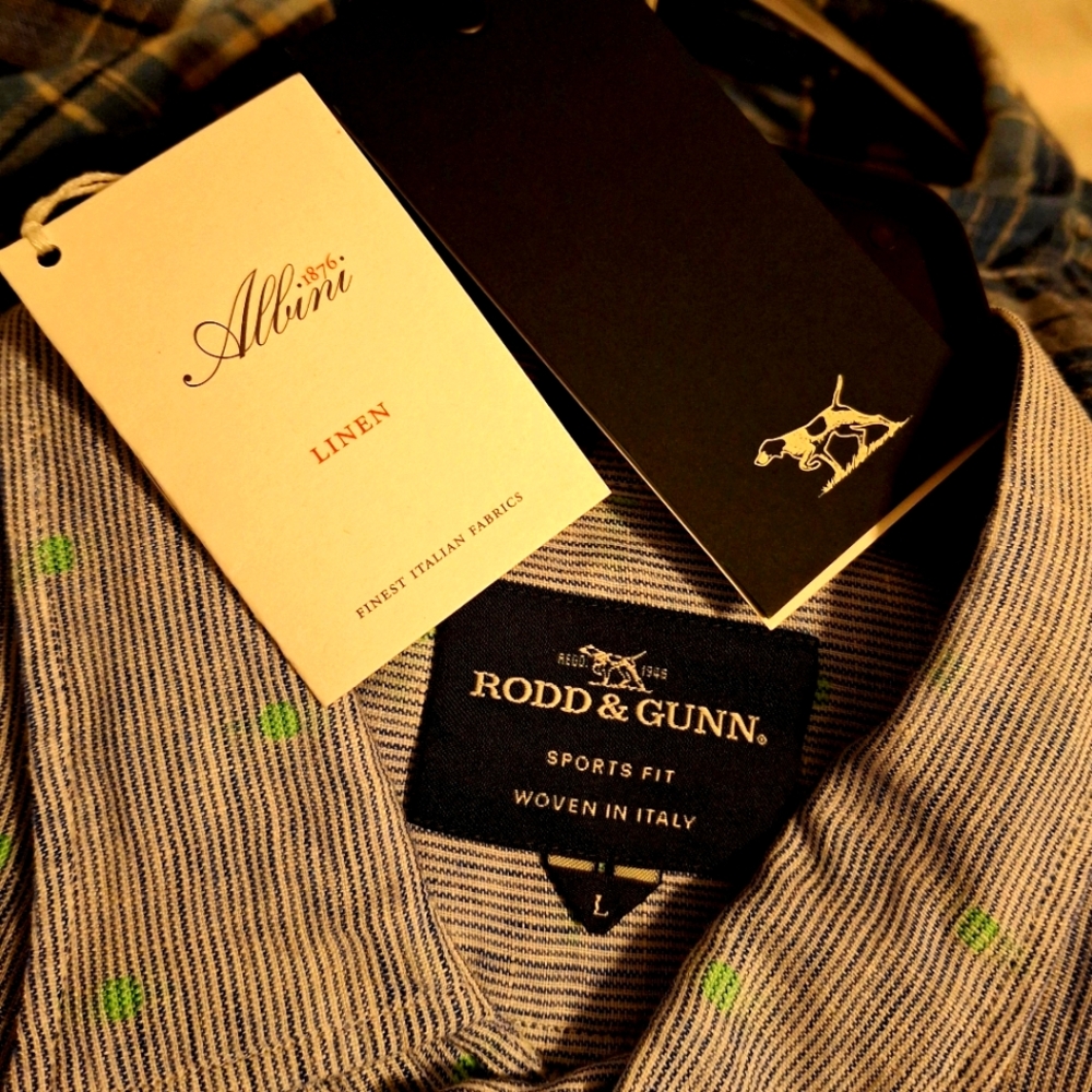 Man linen shirt from Saks fifth